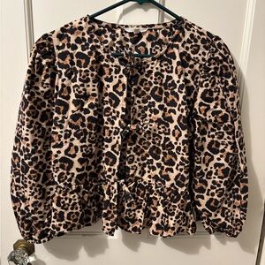 Leopard Print Blouse